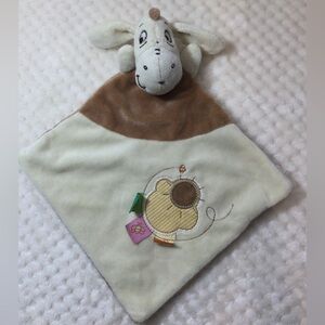 Disney Eeyore Plush Flattie Lovey Donkey Security Blanket Toy